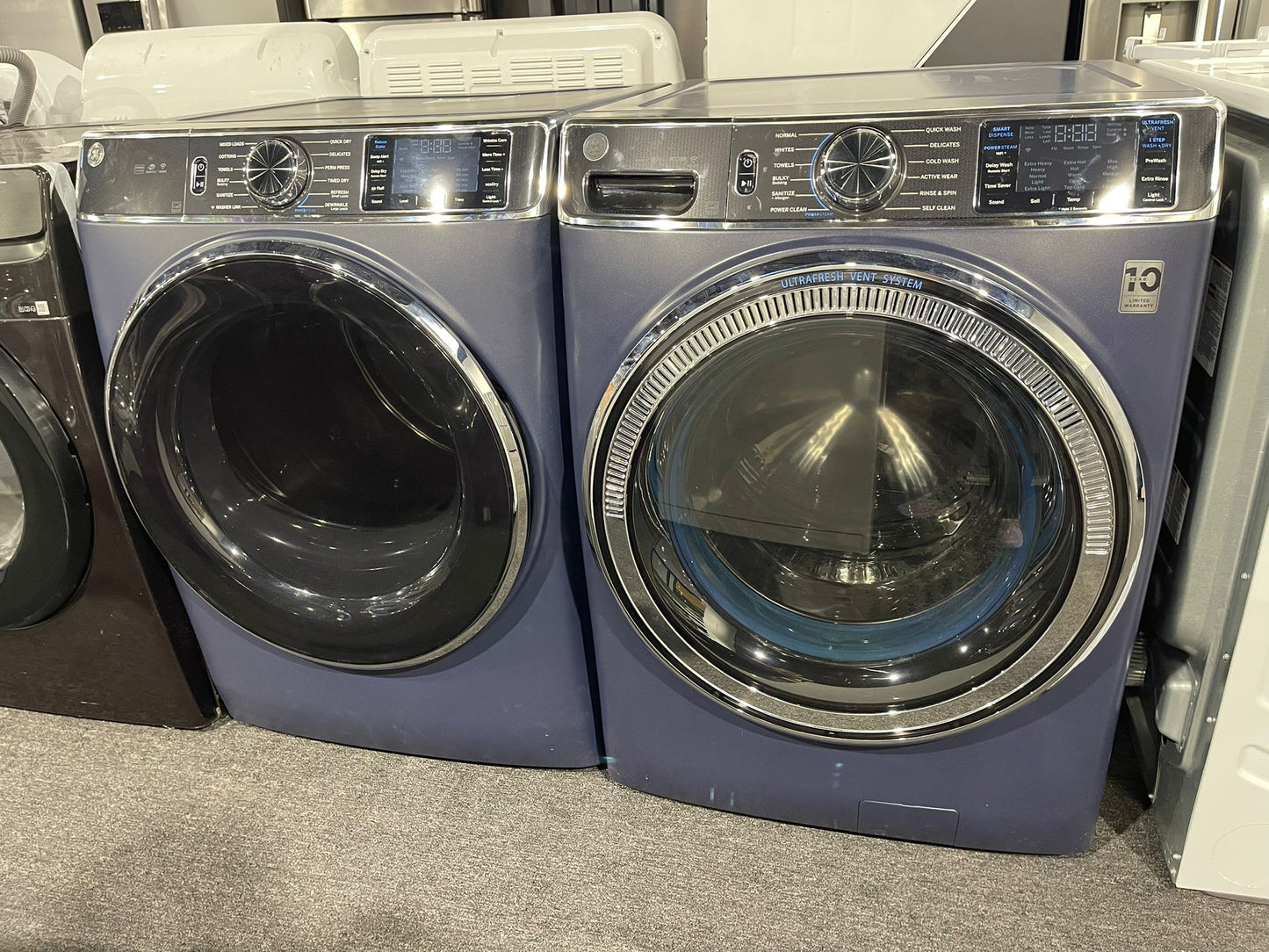 GE Front Load Washer & Electric Dryer - XL Capacity