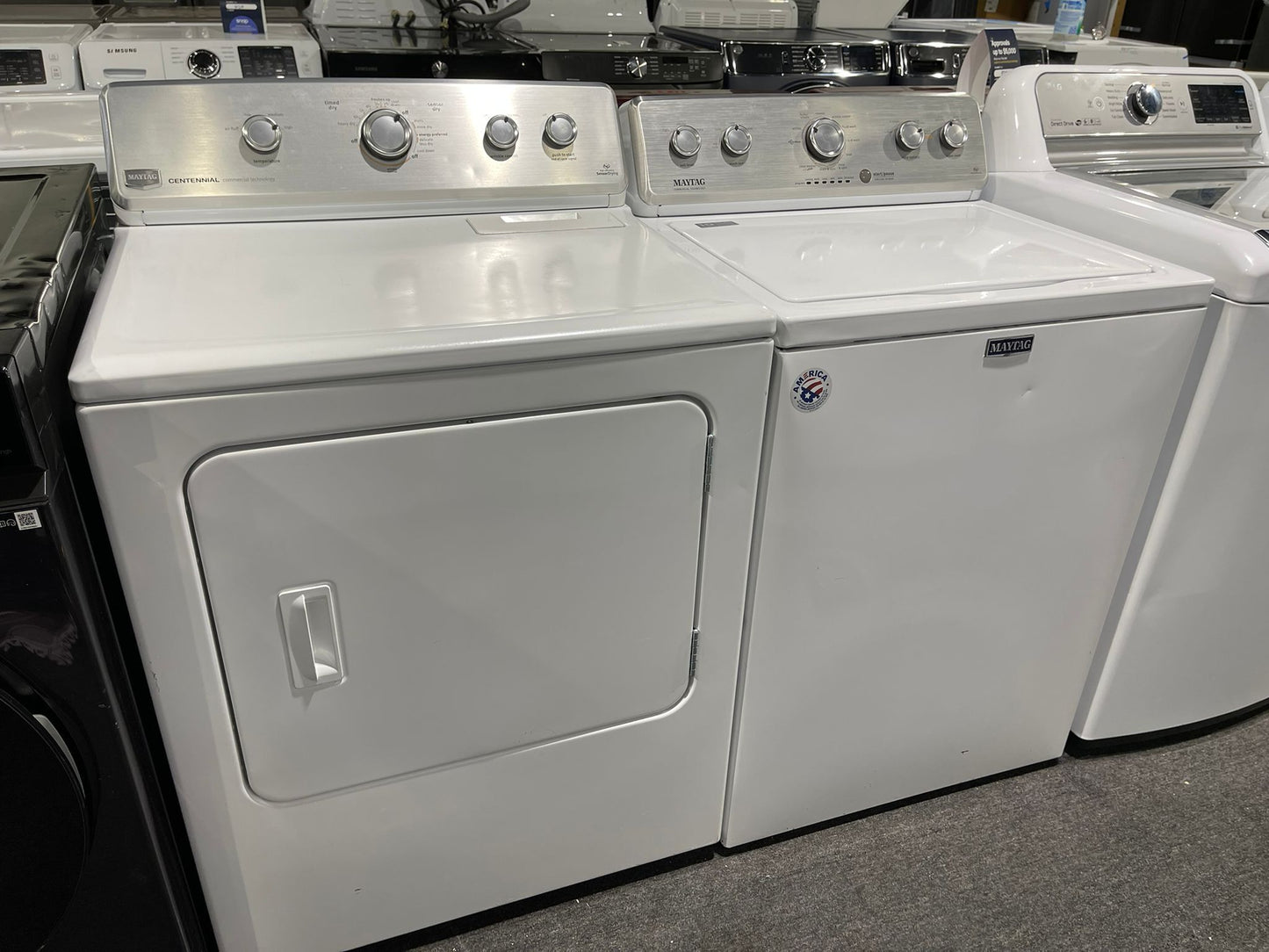 Maytag Top Load Washer & Electric Dryer