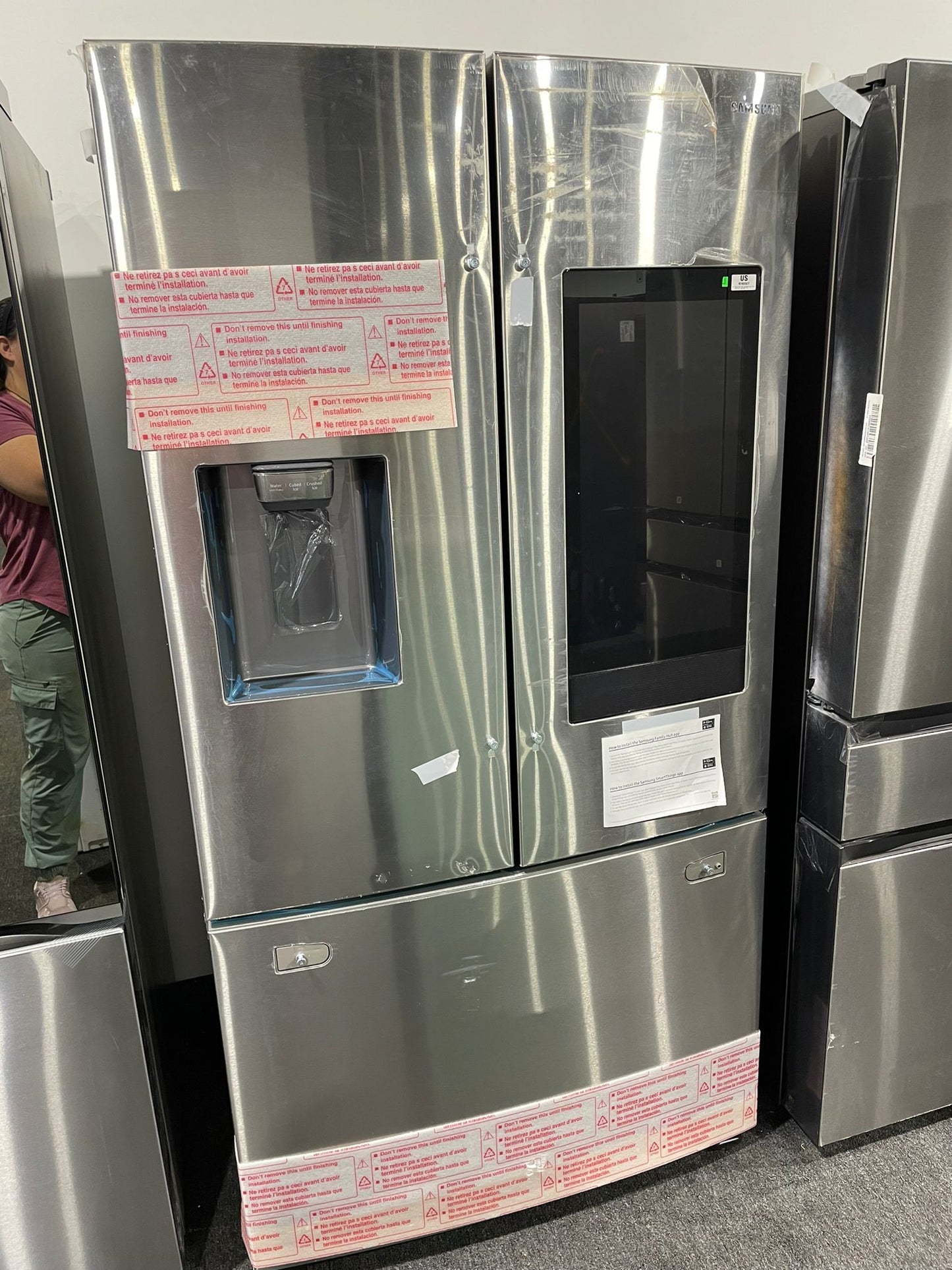 Never Used Samsung Family Hub French Door Refrigerator